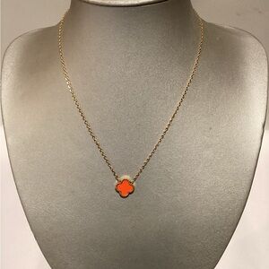 Fashion clover Flower Necklace